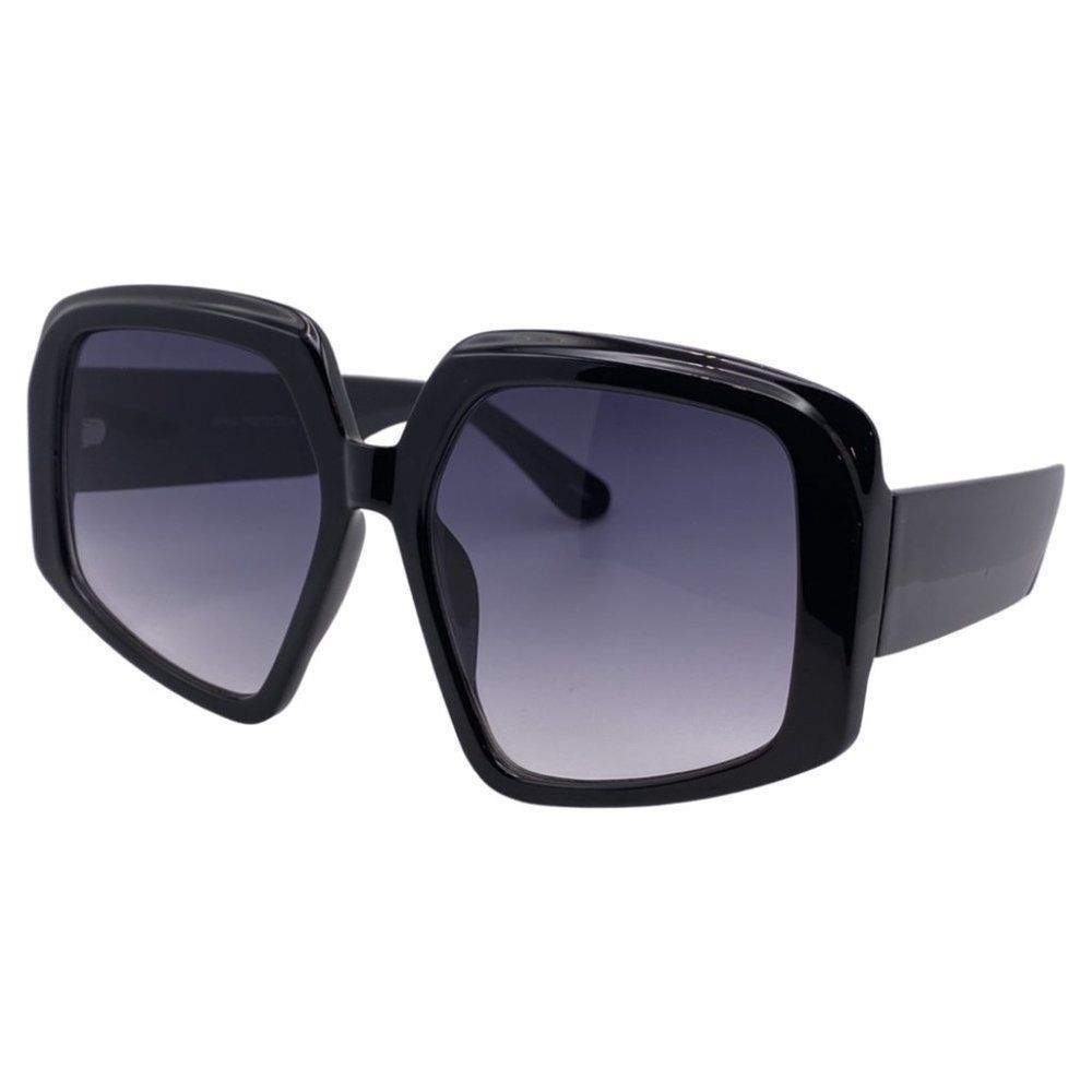 6159 | Black Ladies Large Sunglasses - Picture 3 of 5
